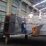 PIPAVAV SHIPYARD  GRIT BLASTING  & PAINTING ( PSPC SCHEME ) OF NEW SHIP BUILDING BLOCKS 